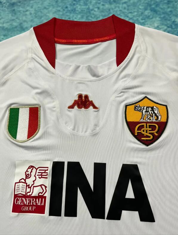 2001 2002  Retro  AS Roma  Away  jersey