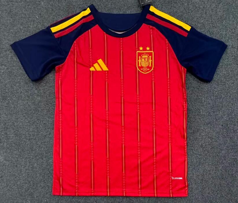 TWO STAR  2026 World cup Spain Home top thai   fan version