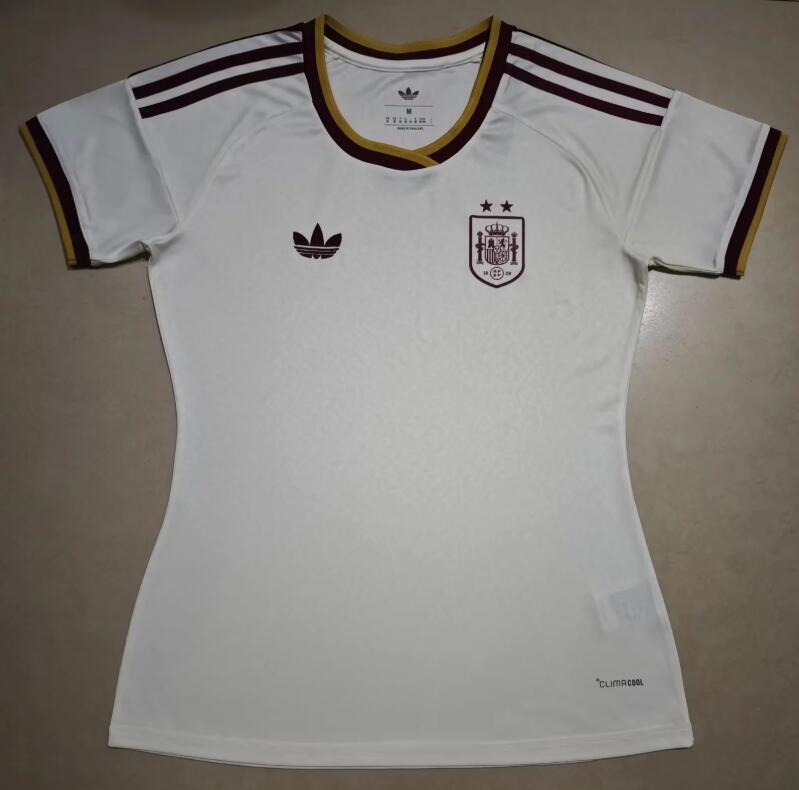 WOMEN TWO STARS  2026 World cup Spain away soccer Jersey  fan version