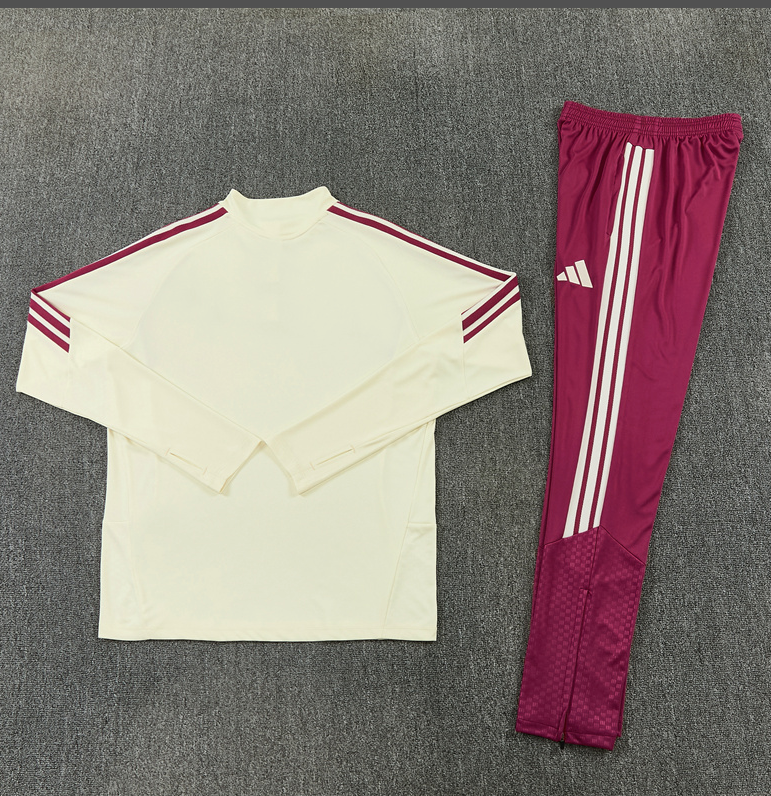 2026 2027  Real Madrid adult  kids  tracksuit  training suit long sleeves  Beige color
