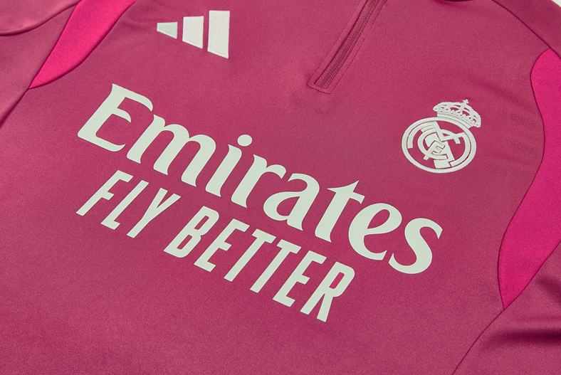 2026 2027  Real Madrid adult  kids  tracksuit  training suit long sleeves  Rose-pink