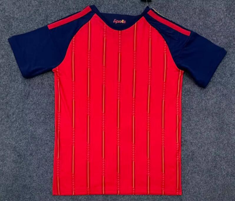 TWO STARS  FIFA 2026 World cup champion  Spain Home top thai   fan version