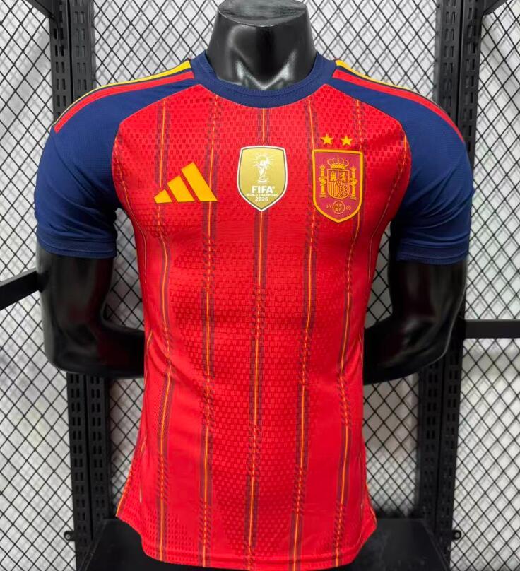 TWO STARS  FIFA 2026 World cup champion  Spain Home top  Player version