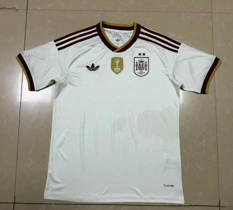 TWO STARS fifa  2026 World cup champion  Spain AWAY top thai   fan version