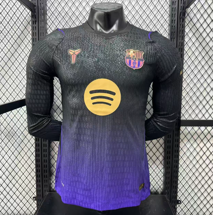 2026 2027 Barcelona AWAY   Jersey Player Version  Long sleeves