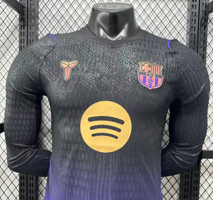 2026 2027 Barcelona AWAY   Jersey Player Version  Long sleeves