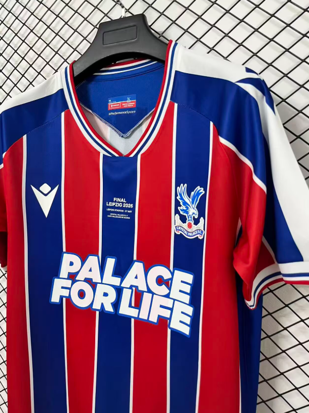 2026 2027  Crystal Palace Final home Jersey  fan version