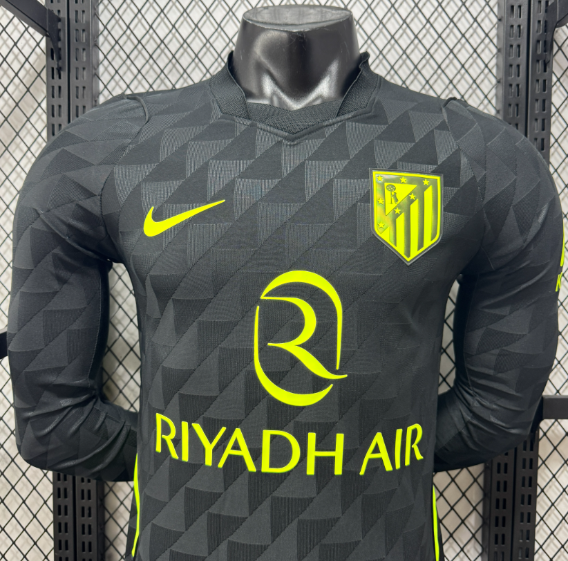 2026 2027 Atletico Madrid  AWAY Jersey Player Version  Long sleeves