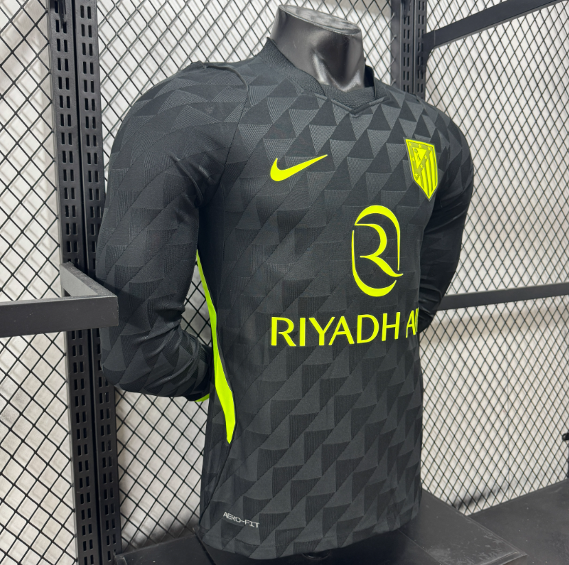 2026 2027 Atletico Madrid  AWAY Jersey Player Version  Long sleeves