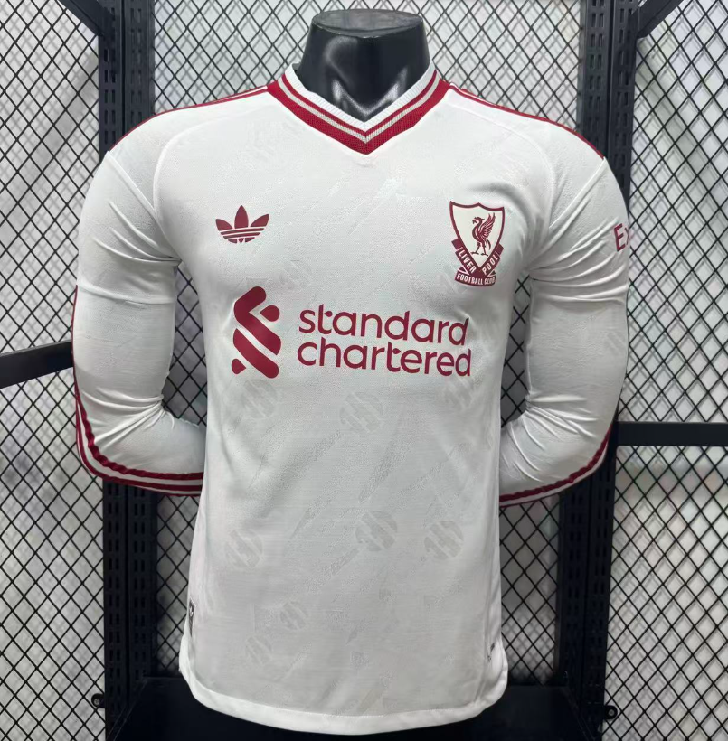 2026 2027 Liverpool Away Jersey Player Version long sleeves