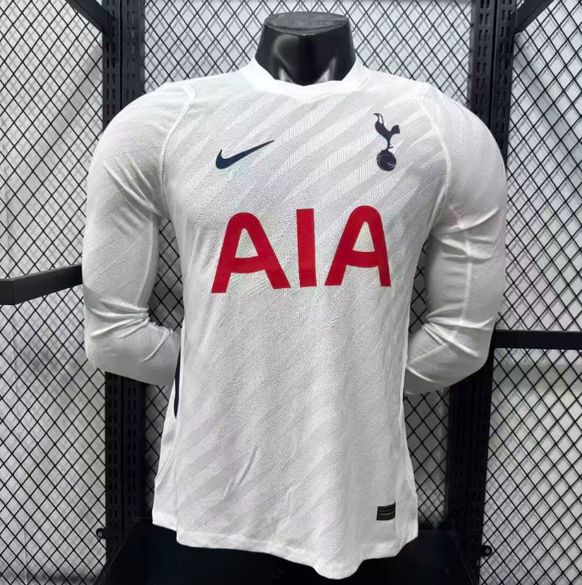 2026 2027 Tottenham Hotspur Home  Jersey Player Version  Long sleeves