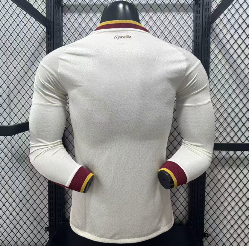 2026 world cup  TWO STARS  Spain  Away Jersey Player Version  Long sleeves