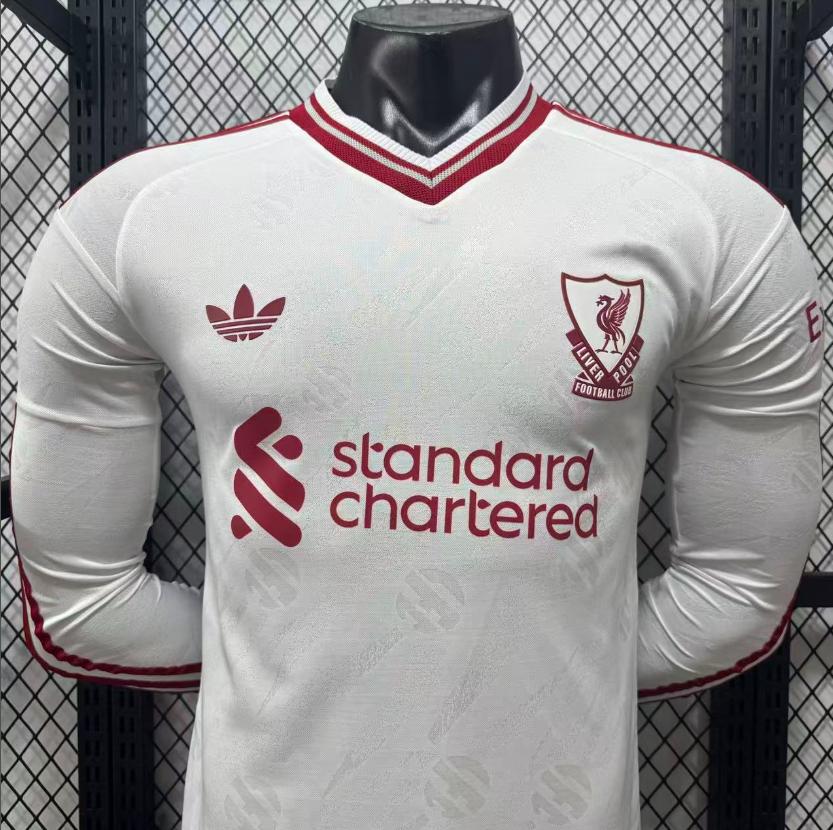 2026 2027 Liverpool Away Jersey Player Version long sleeves