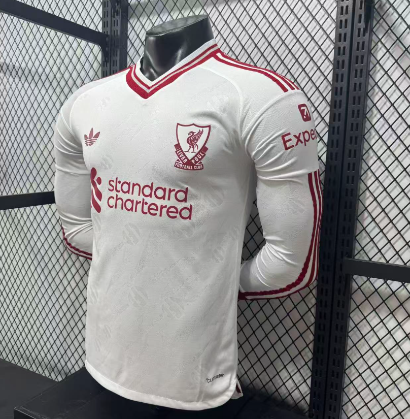 2026 2027 Liverpool Away Jersey Player Version long sleeves