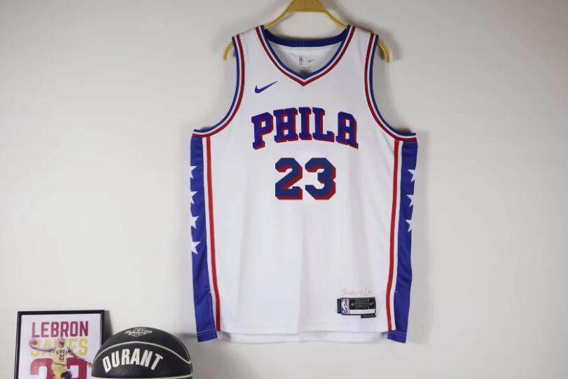 2026 NBA Philadelphia 76ers  Retro white #23 JAMES