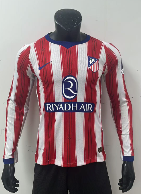 2026 2027Atlético Madrid home Jersey Player Version long sleeves