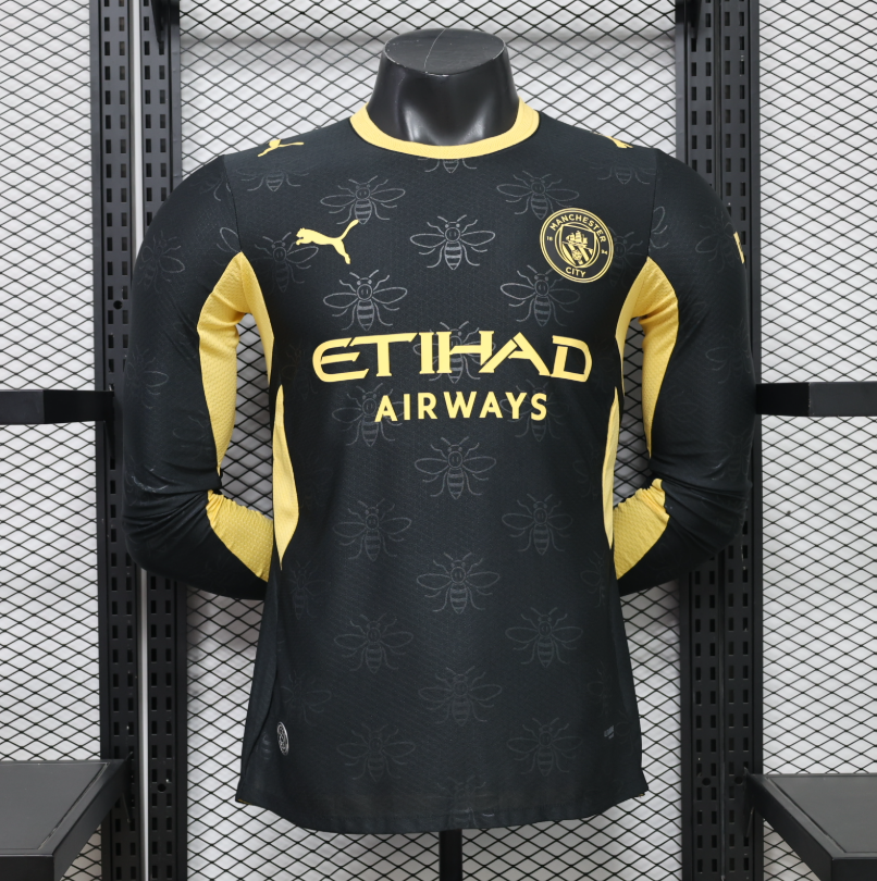 2026 2027 Manchester City away Jersey Player Version  Long sleeves