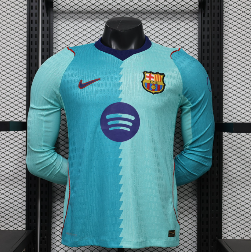 2026 2027 Barcelona  3RD Jersey Player Version  Long sleeves