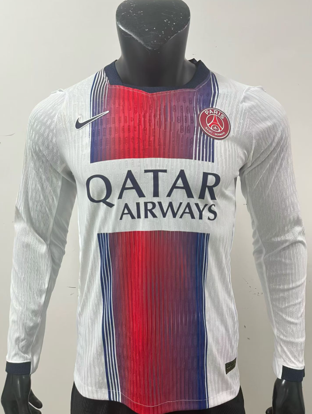 2026 2027 PSG  away Jersey Player Version long sleeves