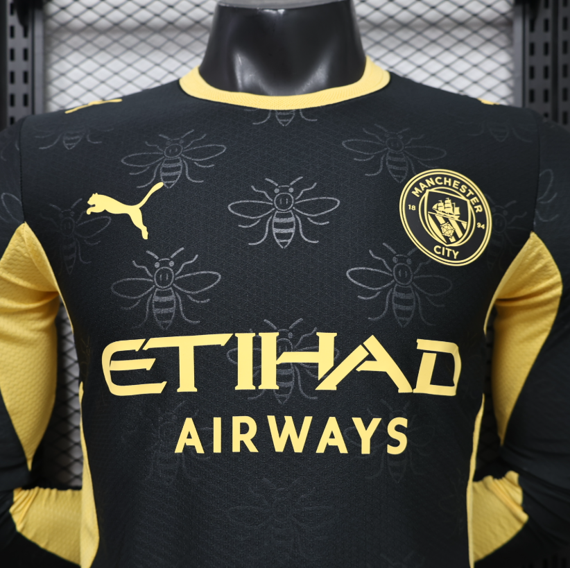2026 2027 Manchester City away Jersey Player Version  Long sleeves