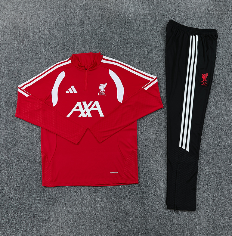 2026 2027  liverpool adult  kids  tracksuit  training suit long sleeves red color