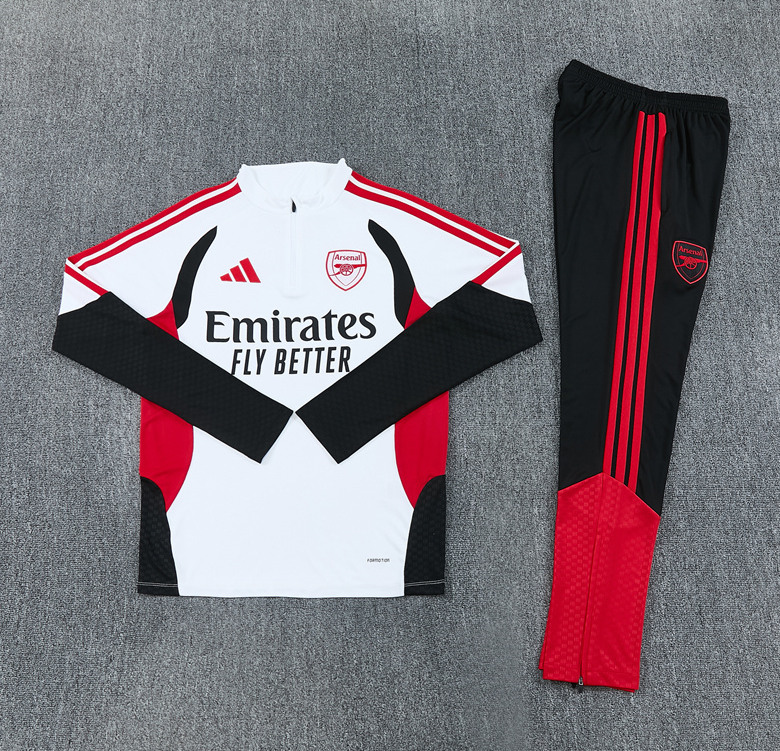 2026 2027  arsenal adult  kids  tracksuit  training suit long sleeves red color