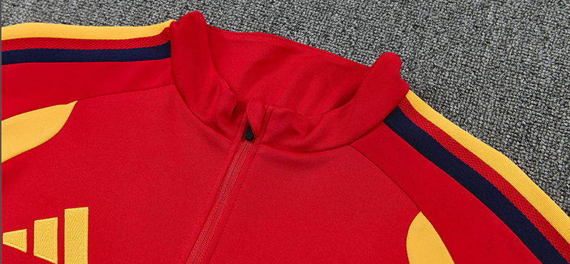 2026  World cup  Two-star  Spain adult  kids  tracksuit  training suit long sleeves