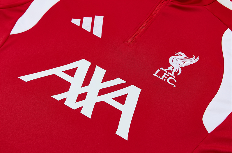 2026 2027  liverpool adult  kids  tracksuit  training suit long sleeves red color