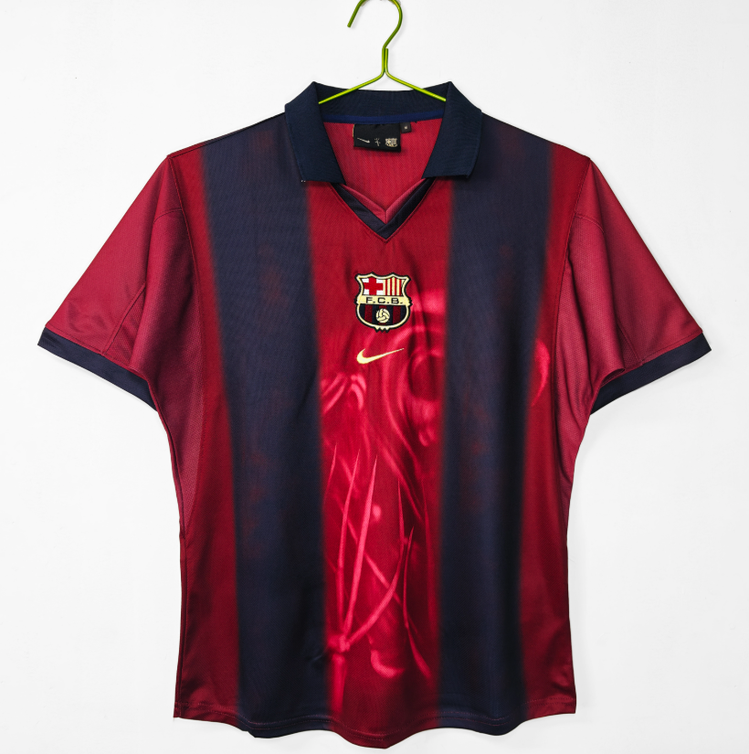 2000-2001 Retro 5A  Barcelona  Home  jersey