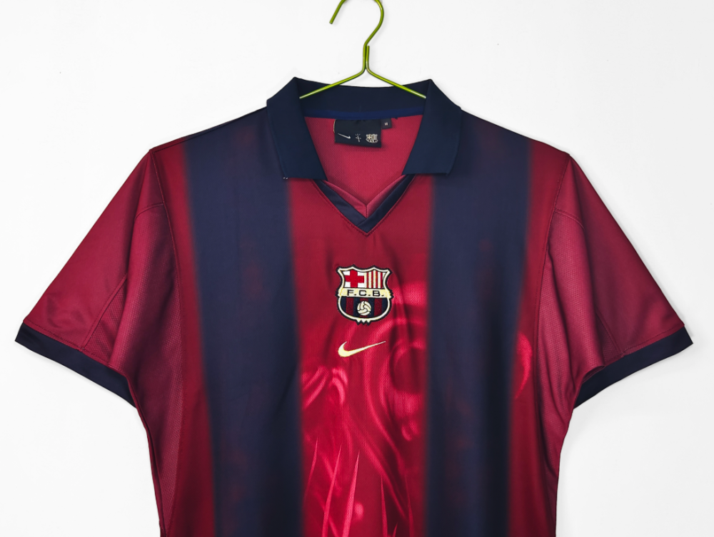 2000-2001 Retro 5A  Barcelona  Home  jersey