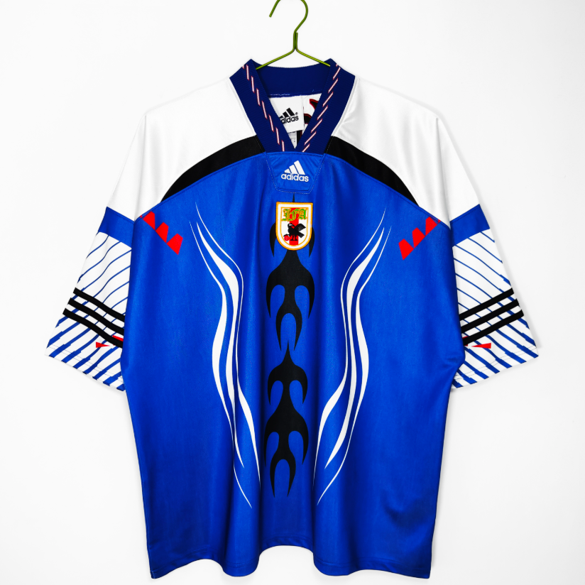 Japan National Team Retro Casual Knit Adidas Short-Sleeve V-Neck Jersey