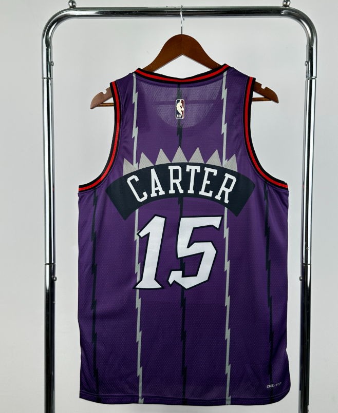 2026 NBA Toronto Raptors  retro  Purple  Vince Carter 15#