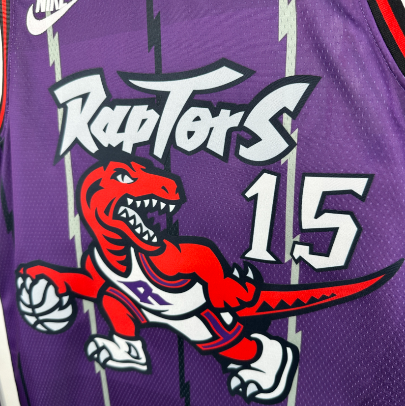 2026 NBA Toronto Raptors  retro  Purple  Vince Carter 15#