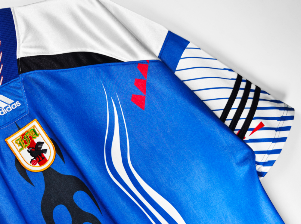 Japan National Team Retro Casual Knit Adidas Short-Sleeve V-Neck Jersey