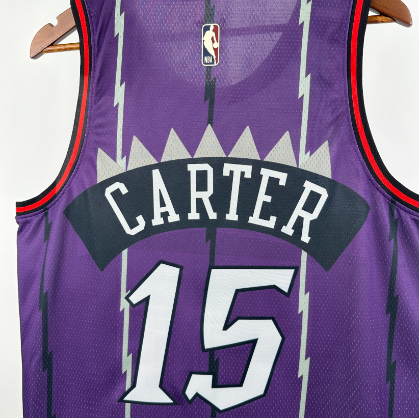 2026 NBA Toronto Raptors  retro  Purple  Vince Carter 15#