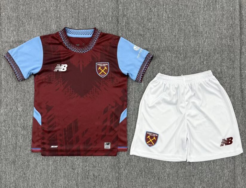 2026 2026  West Ham Home Jersey kids kits