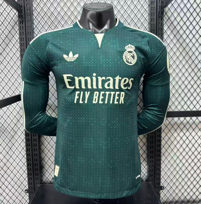 2026 2027 Real Madrid  Away Jersey Player Version  Long sleeves
