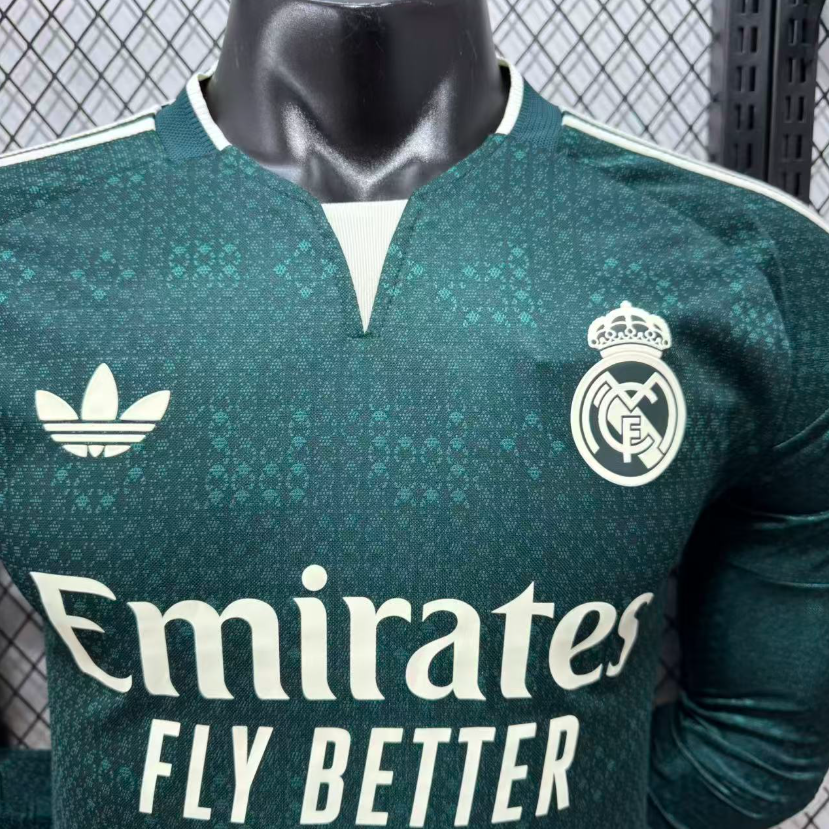 2026 2027 Real Madrid  Away Jersey Player Version  Long sleeves