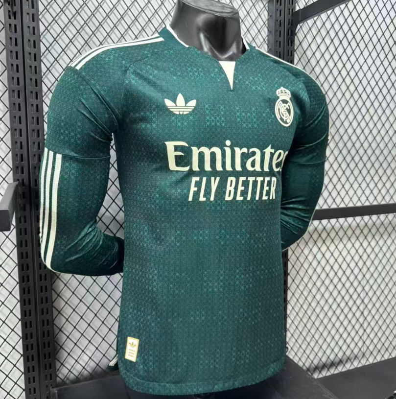 2026 2027 Real Madrid  Away Jersey Player Version  Long sleeves