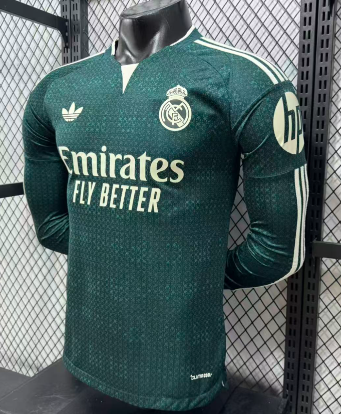 2026 2027 Real Madrid  Away Jersey Player Version  Long sleeves
