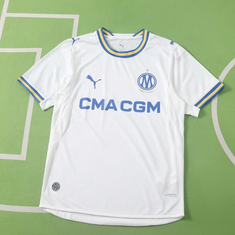 2026 2027 Marseille Home Jersey   Player Version