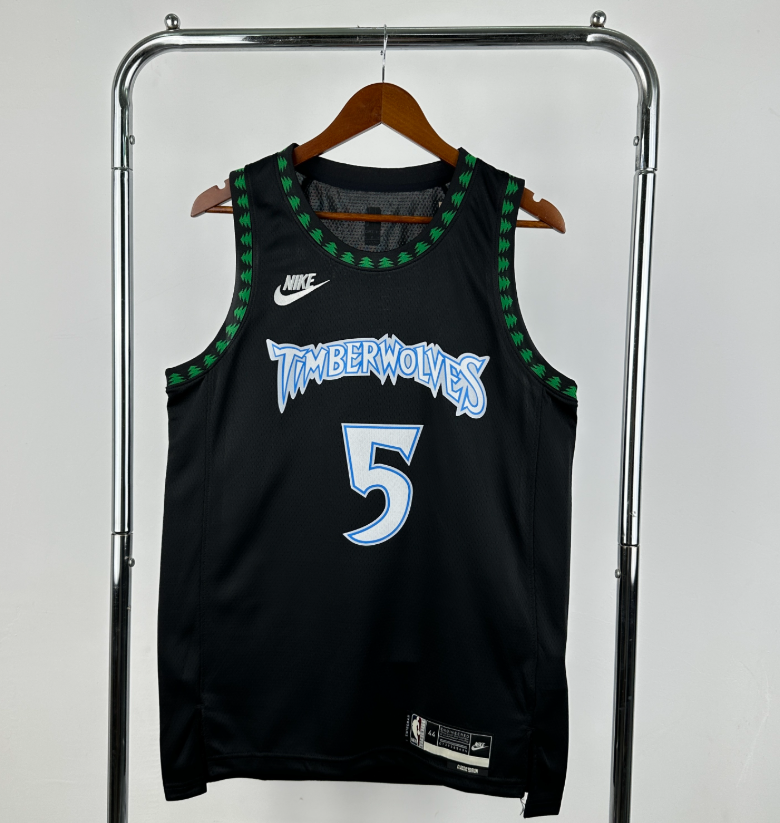 2026 NBA Minnesota Timberwolves retro  Anthony Edwards 5#