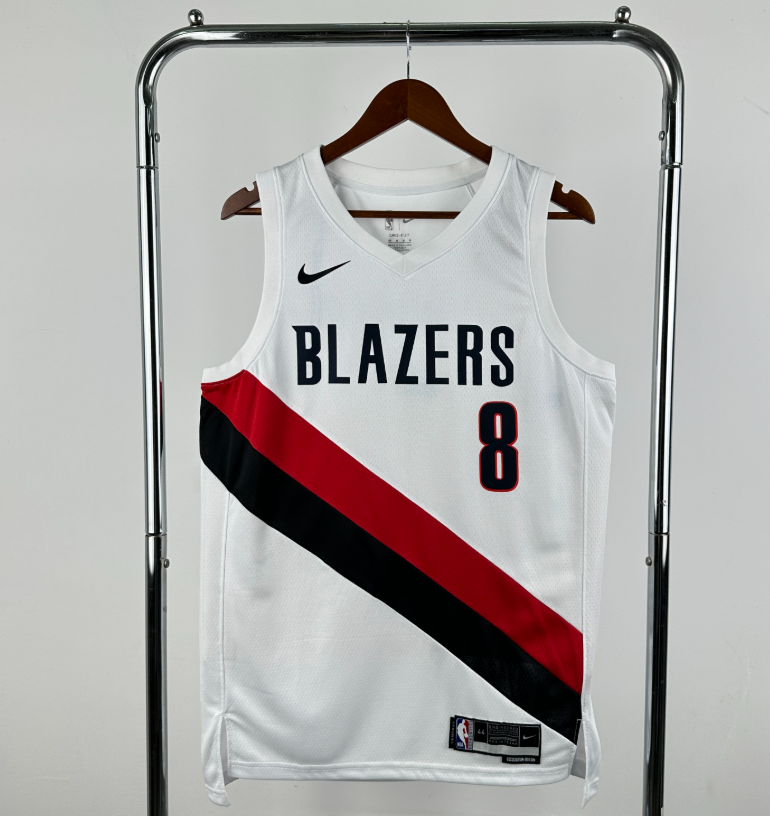 2026 NBA Portland Trail Blazers White AVDIJA 8#