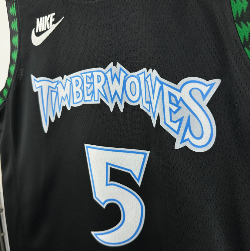 2026 NBA Minnesota Timberwolves retro  Anthony Edwards 5#
