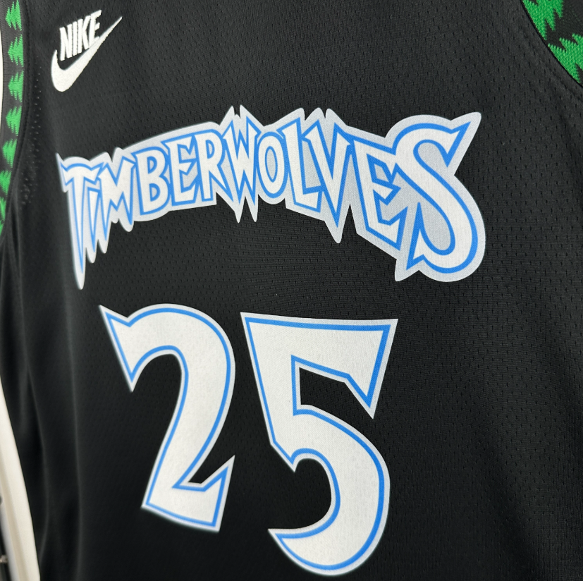 2026 NBA Minnesota Timberwolves retro ROSE 25#