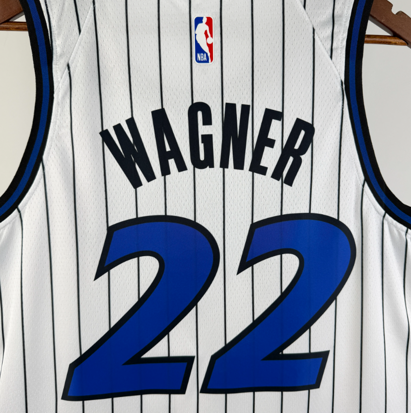 2026 NBA  Orlando Magic  home white  Shaquille  WAGNER 22#