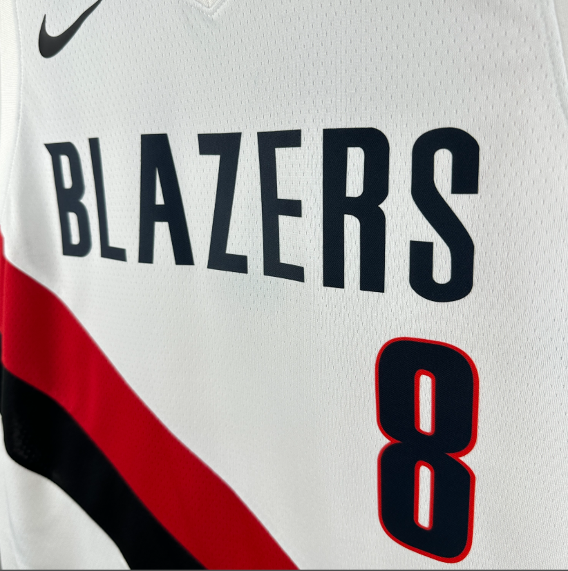 2026 NBA Portland Trail Blazers White AVDIJA 8#
