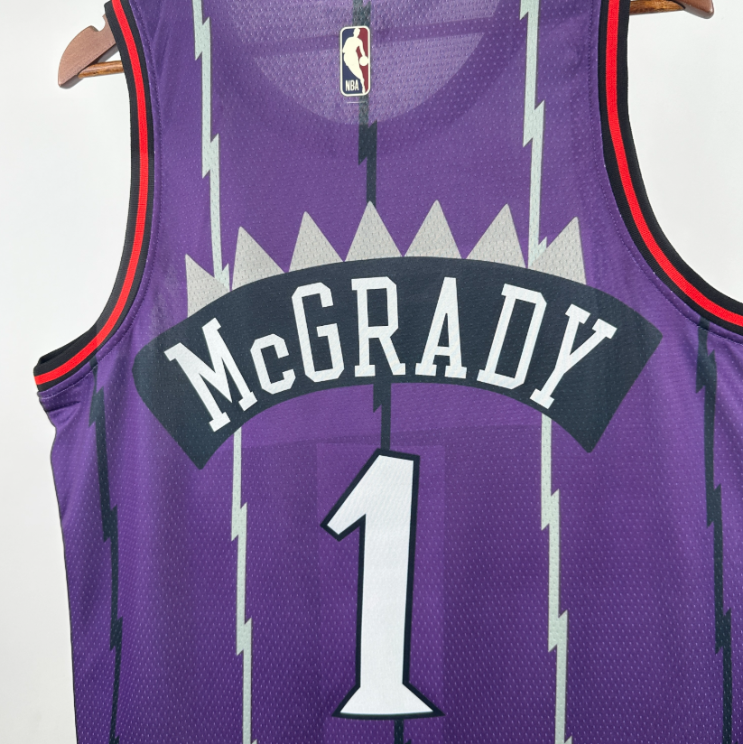 2026 NBA Toronto Raptors  retro  Purple  McGrady 1#