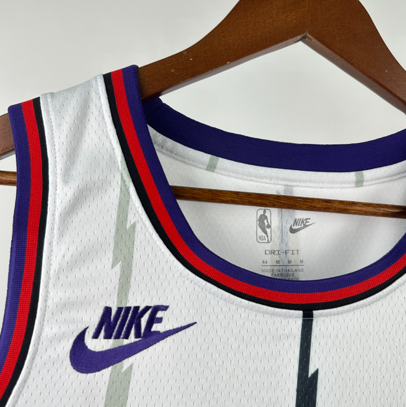 2026 NBA Toronto Raptors  retro  white   McGrady 1#
