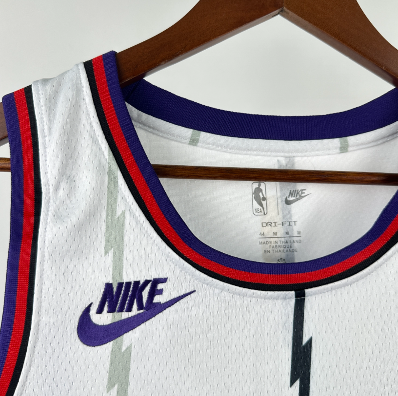 2026 NBA Toronto Raptors  retro  white   CARTER 15 #